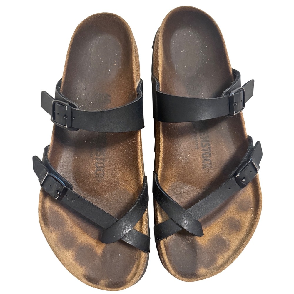 Birkenstock Mayari Women's Black Size 40 Pre-Owned Worn Vintage Vibes